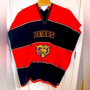 Chicago Bears Custom Made Poncho Zarape